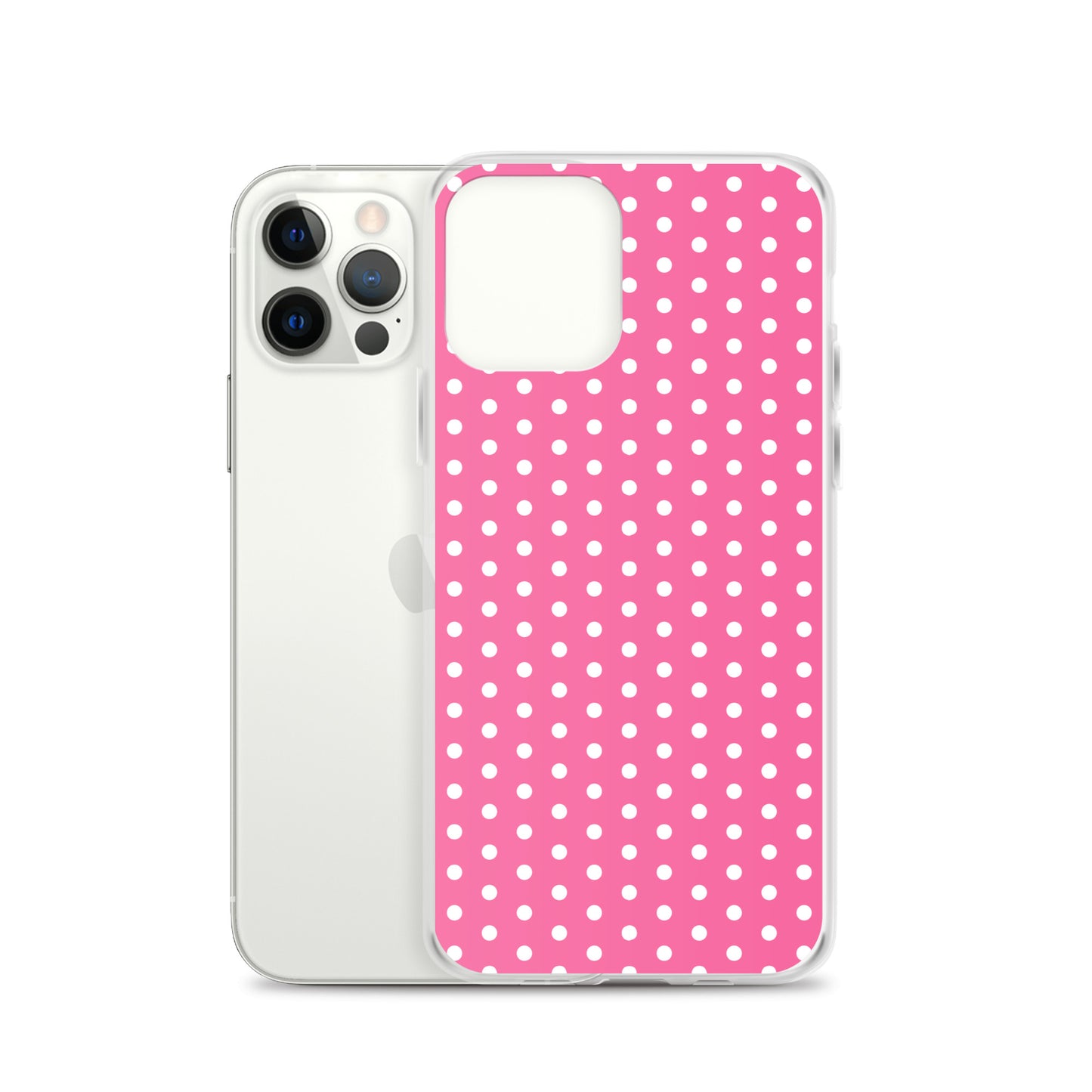 Pink Polkadot - Inspired By Harry Styles - Sustainably Made Clear Case for iPhone®