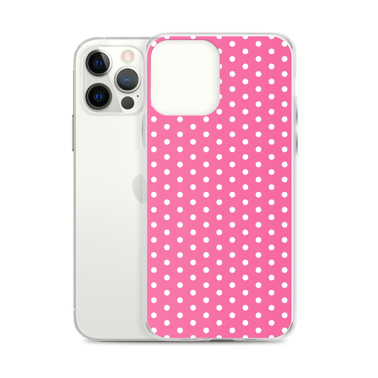 Pink Polkadot - Inspired By Harry Styles - Sustainably Made Clear Case for iPhone®