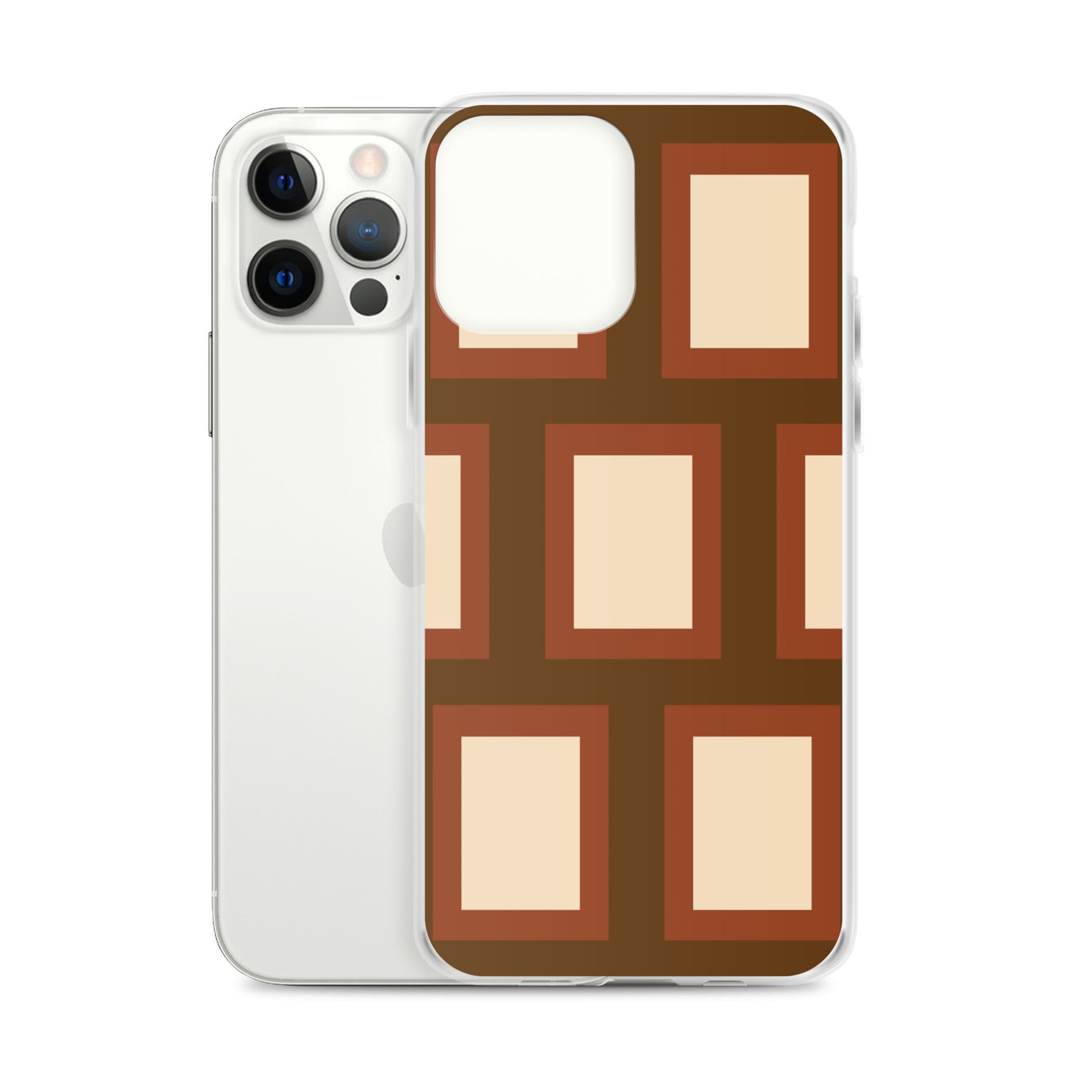 Retro Block - Inspired By Harry Styles - Sustainably Made Clear Case for iPhone®