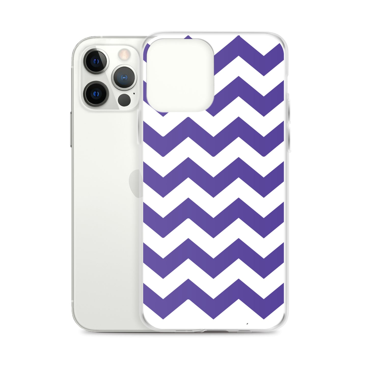 Blue Zigzag - Inspired By Harry Styles - Sustainably Made Clear Case for iPhone®