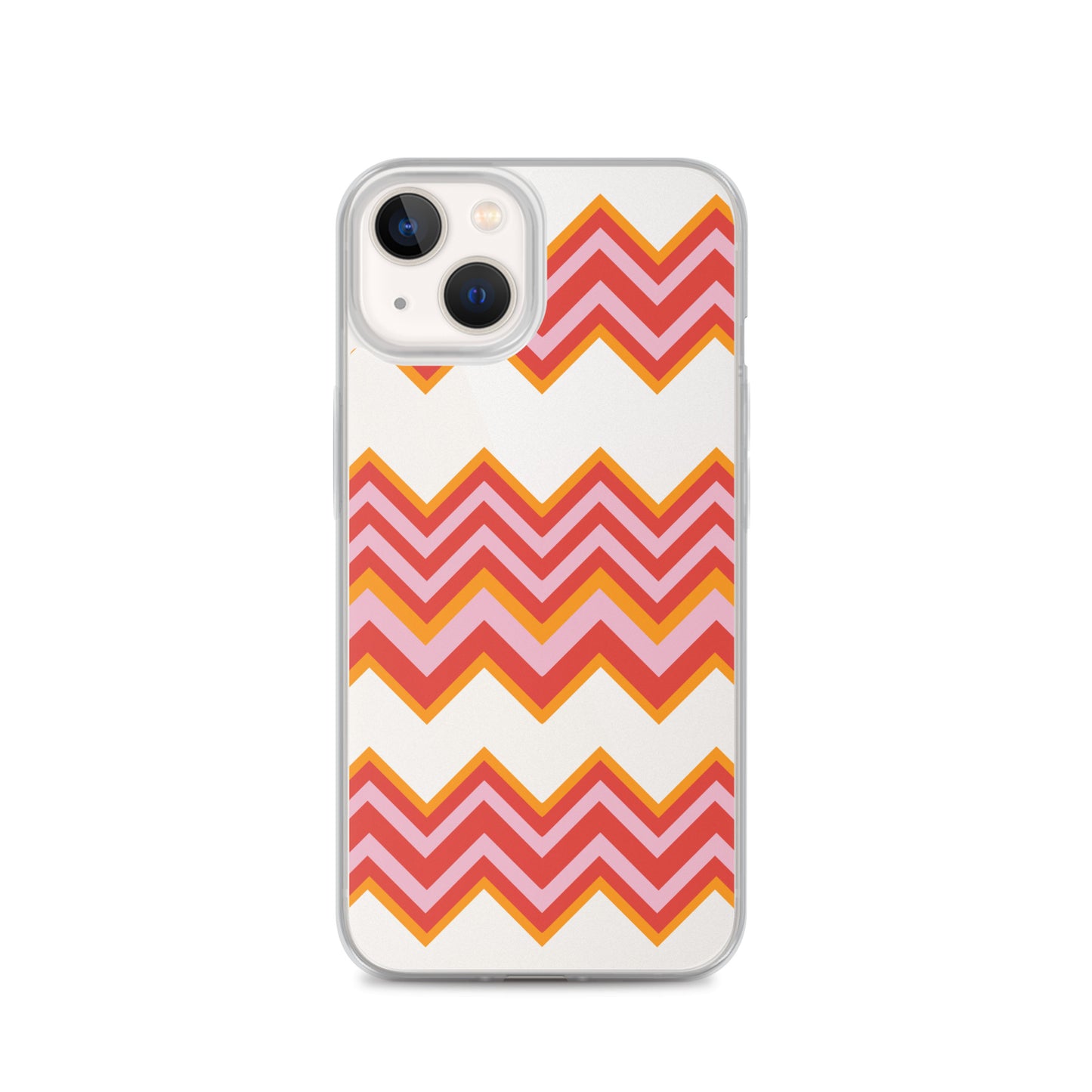Retro Zigzag - Inspired By Taylor Swift - Sustainably Made Clear Case for iPhone®