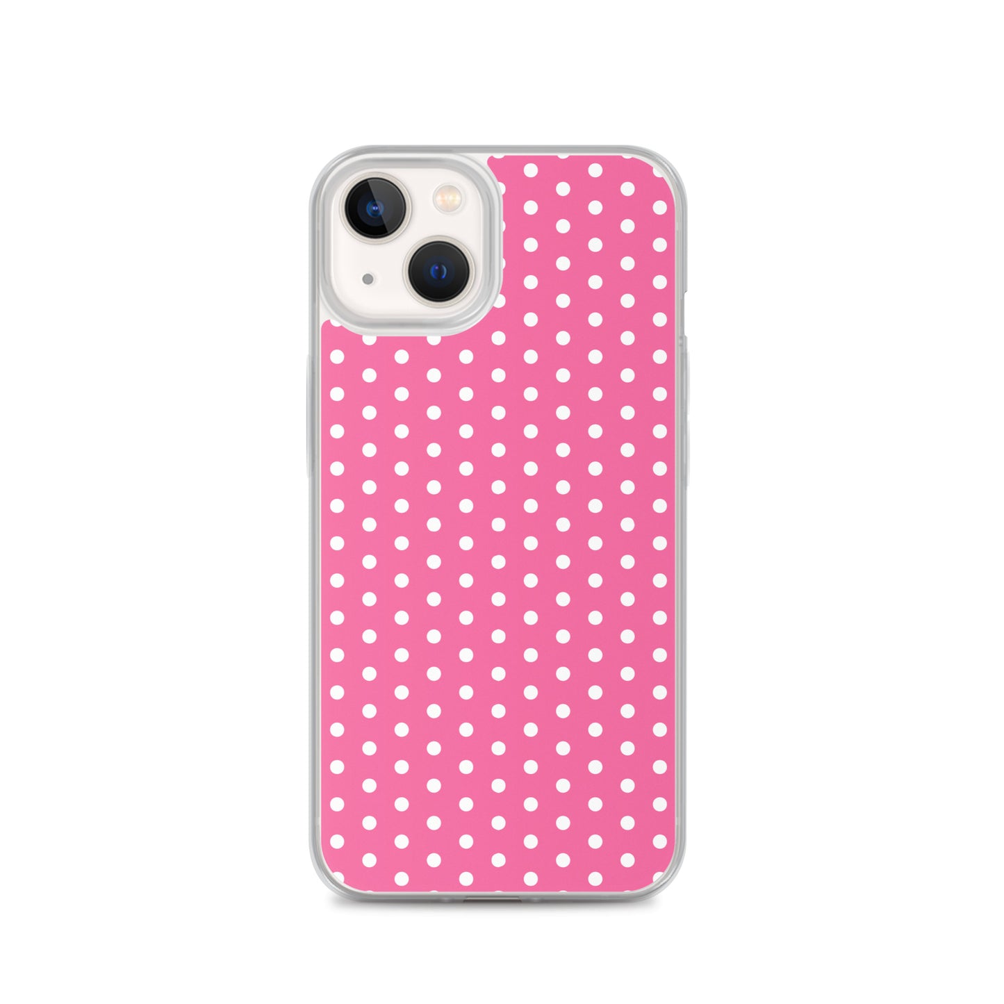 Pink Polkadot - Inspired By Harry Styles - Sustainably Made Clear Case for iPhone®