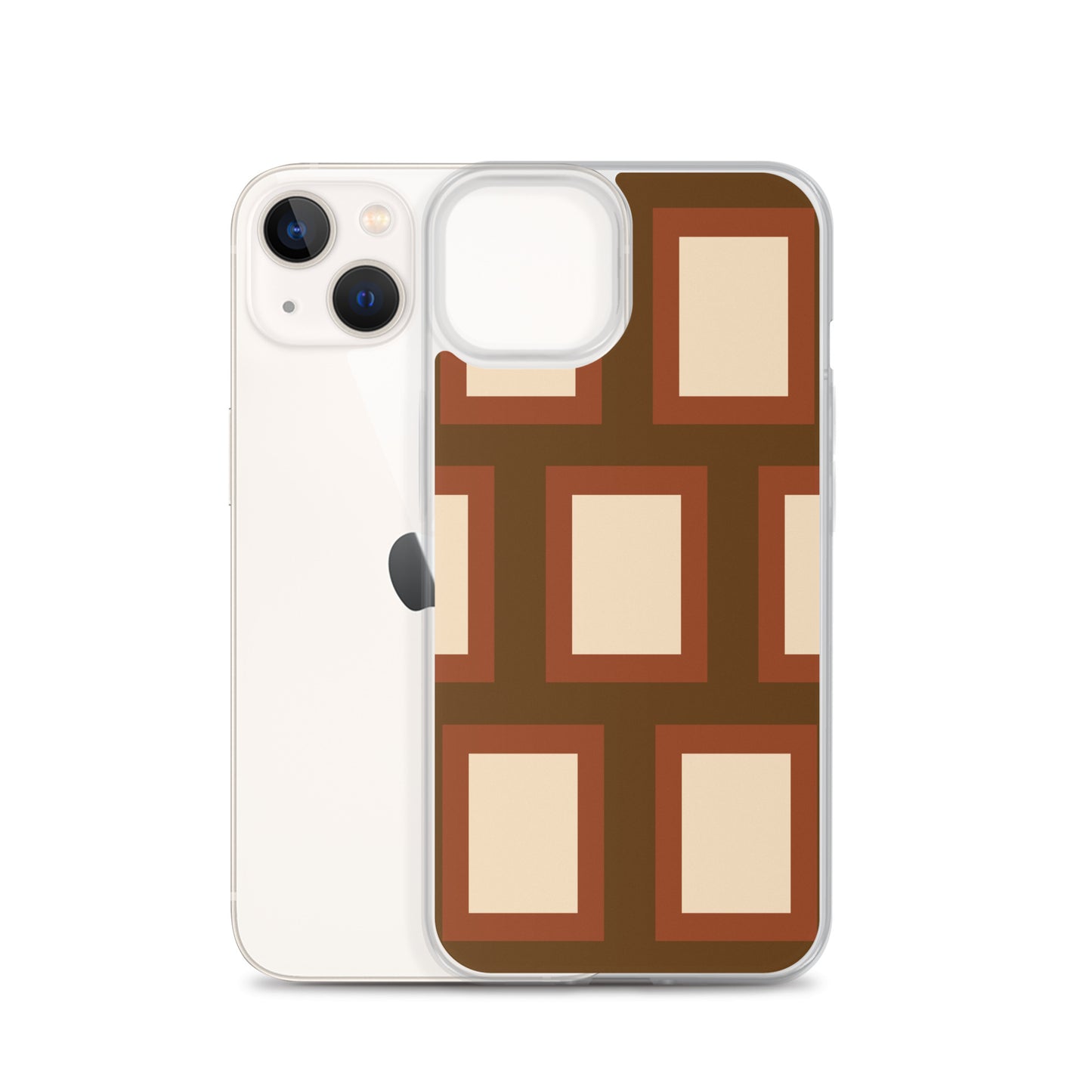 Retro Block - Inspired By Harry Styles - Sustainably Made Clear Case for iPhone®