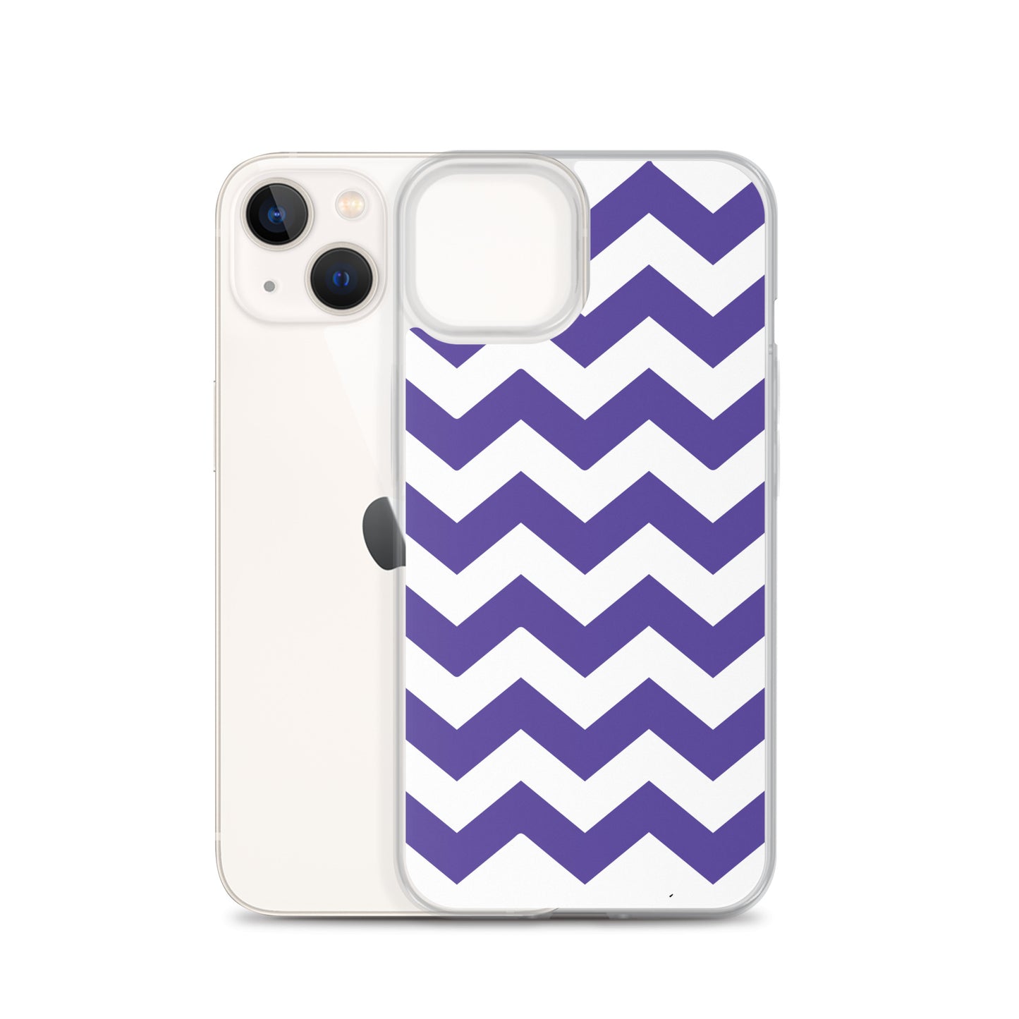 Blue Zigzag - Inspired By Harry Styles - Sustainably Made Clear Case for iPhone®