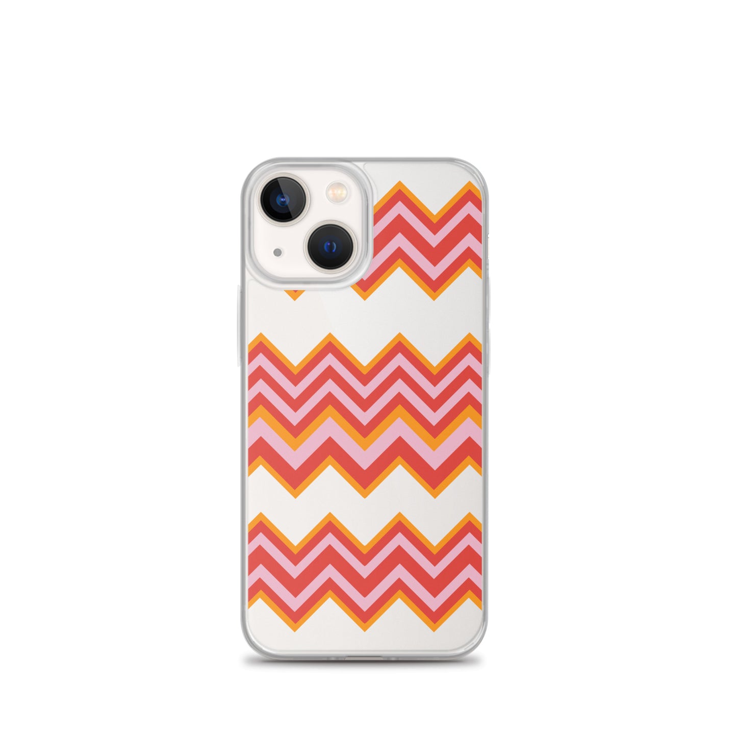 Retro Zigzag - Inspired By Taylor Swift - Sustainably Made Clear Case for iPhone®