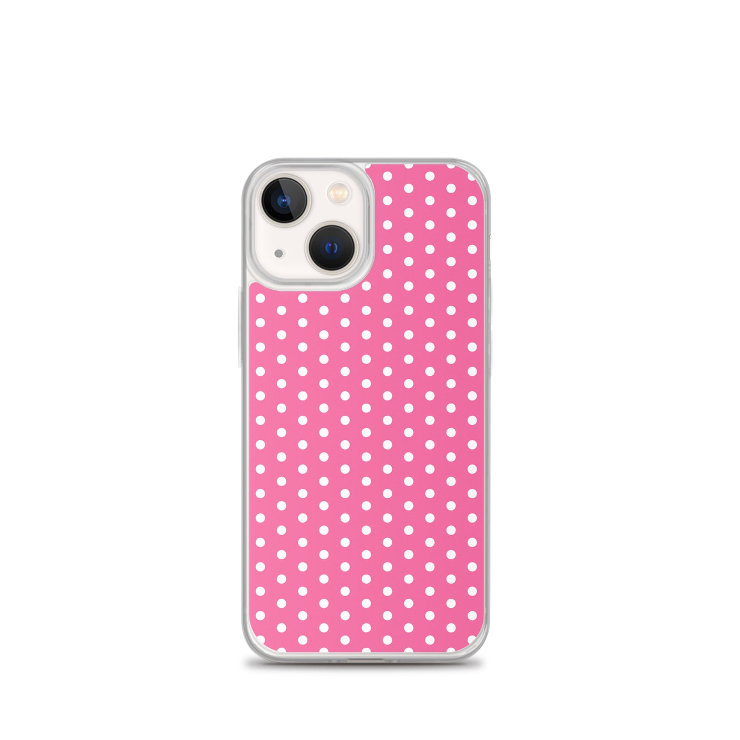 Pink Polkadot - Inspired By Harry Styles - Sustainably Made Clear Case for iPhone®