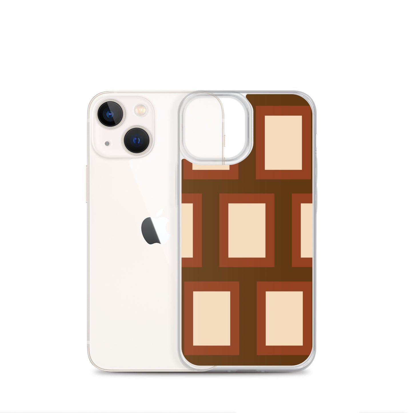 Retro Block - Inspired By Harry Styles - Sustainably Made Clear Case for iPhone®