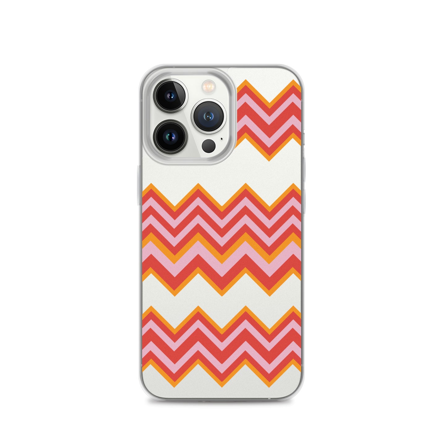 Retro Zigzag - Inspired By Taylor Swift - Sustainably Made Clear Case for iPhone®