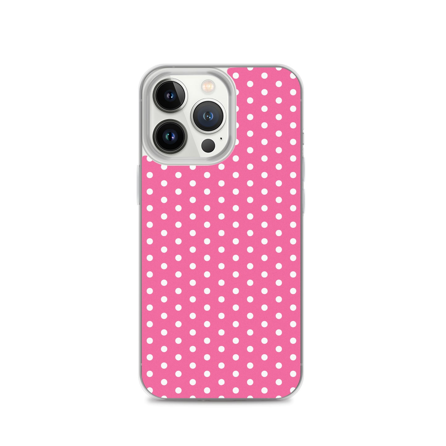 Pink Polkadot - Inspired By Harry Styles - Sustainably Made Clear Case for iPhone®