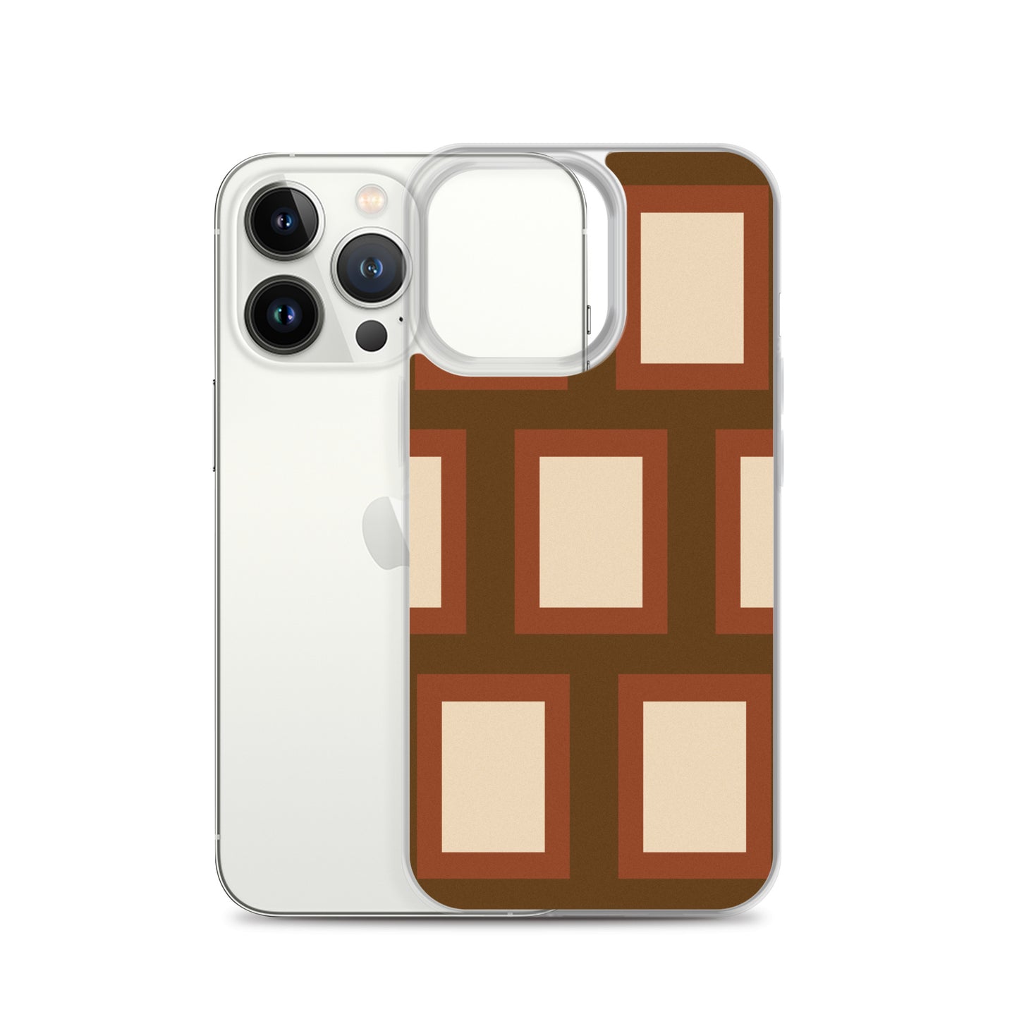 Retro Block - Inspired By Harry Styles - Sustainably Made Clear Case for iPhone®