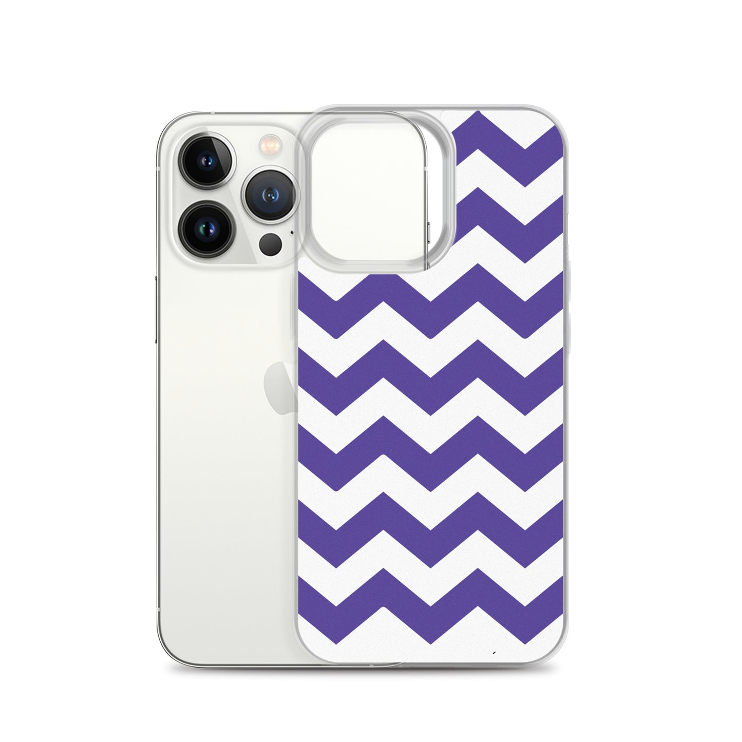 Blue Zigzag - Inspired By Harry Styles - Sustainably Made Clear Case for iPhone®