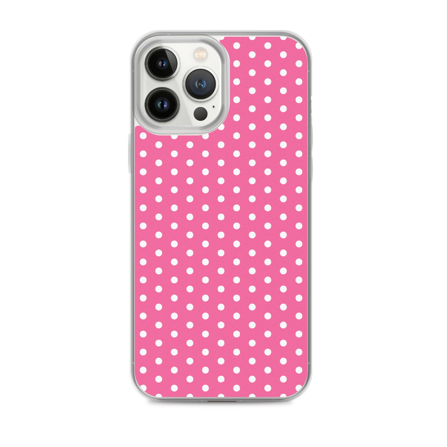 Pink Polkadot - Inspired By Harry Styles - Sustainably Made Clear Case for iPhone®