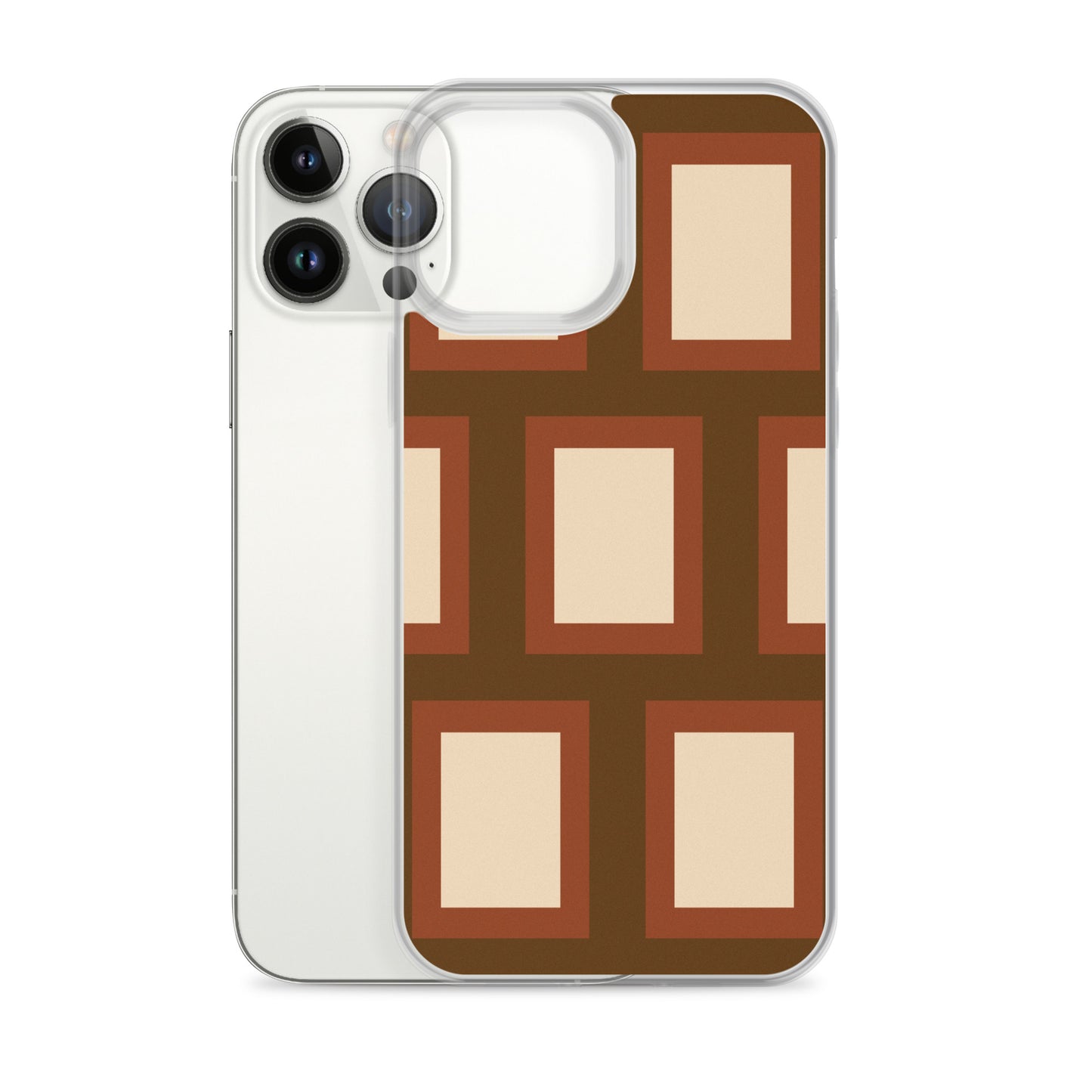 Retro Block - Inspired By Harry Styles - Sustainably Made Clear Case for iPhone®