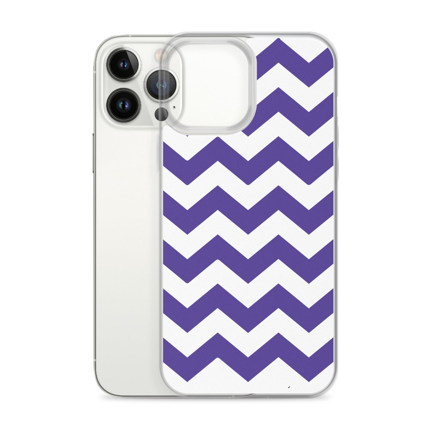 Blue Zigzag - Inspired By Harry Styles - Sustainably Made Clear Case for iPhone®