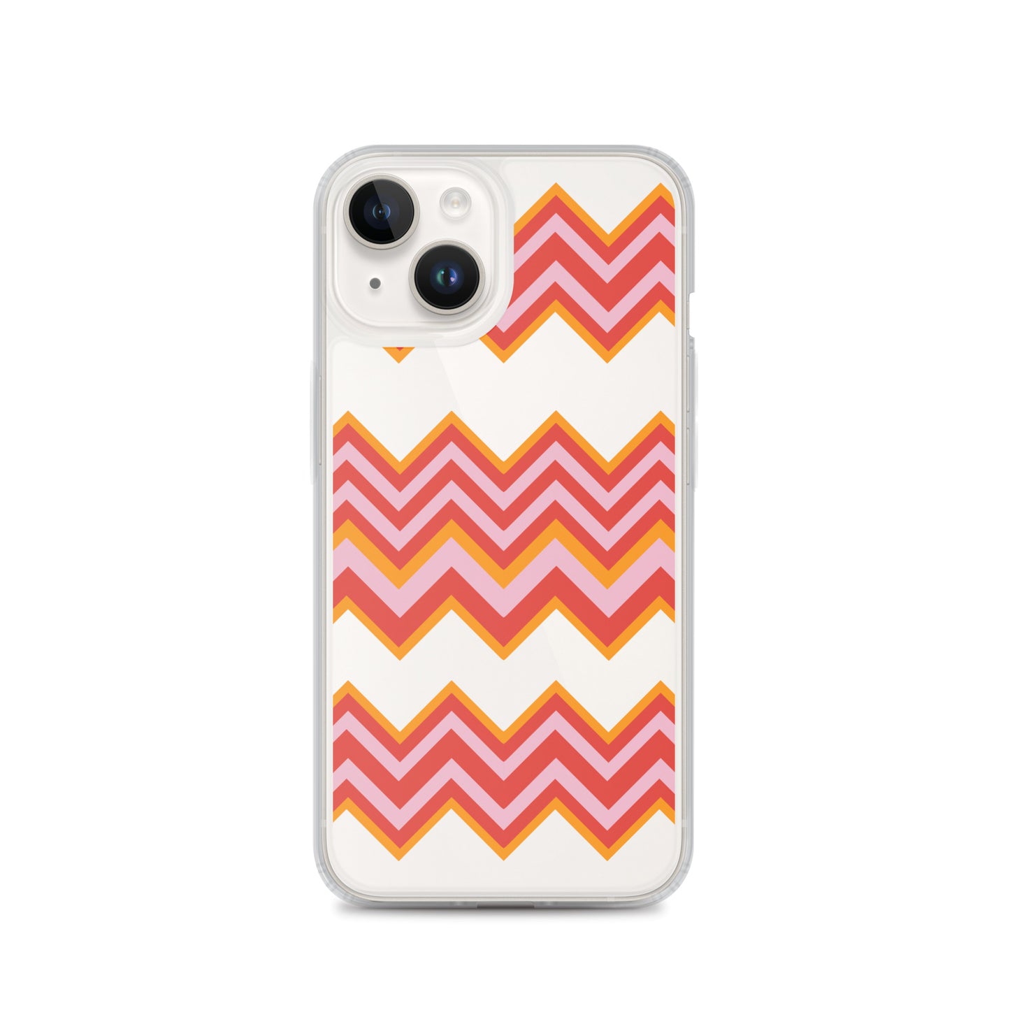 Retro Zigzag - Inspired By Taylor Swift - Sustainably Made Clear Case for iPhone®