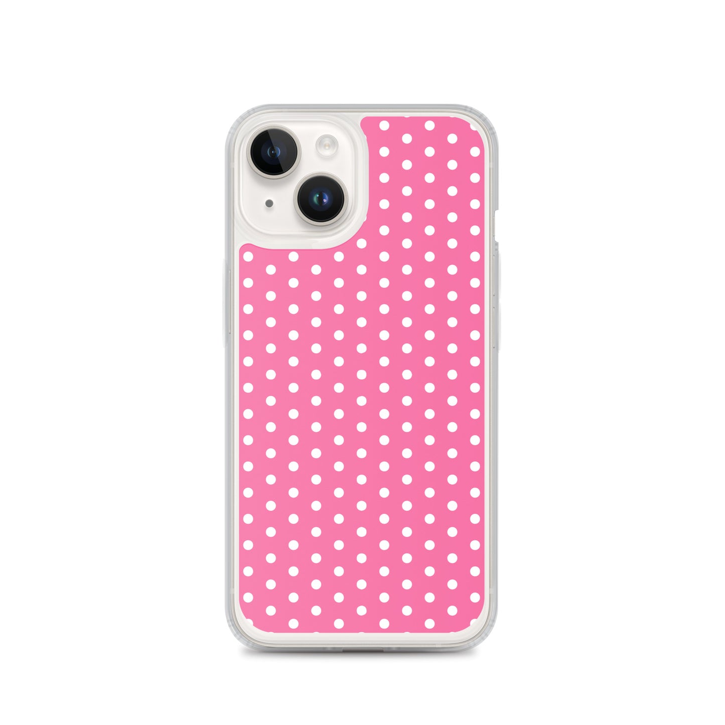 Pink Polkadot - Inspired By Harry Styles - Sustainably Made Clear Case for iPhone®