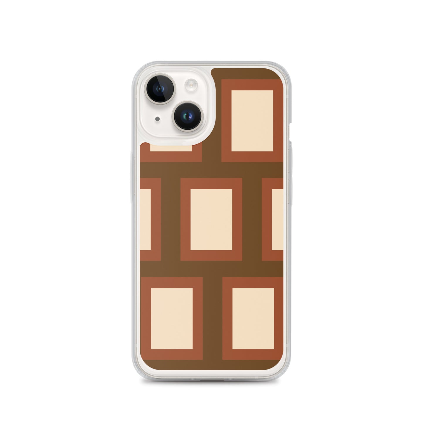 Retro Block - Inspired By Harry Styles - Sustainably Made Clear Case for iPhone®