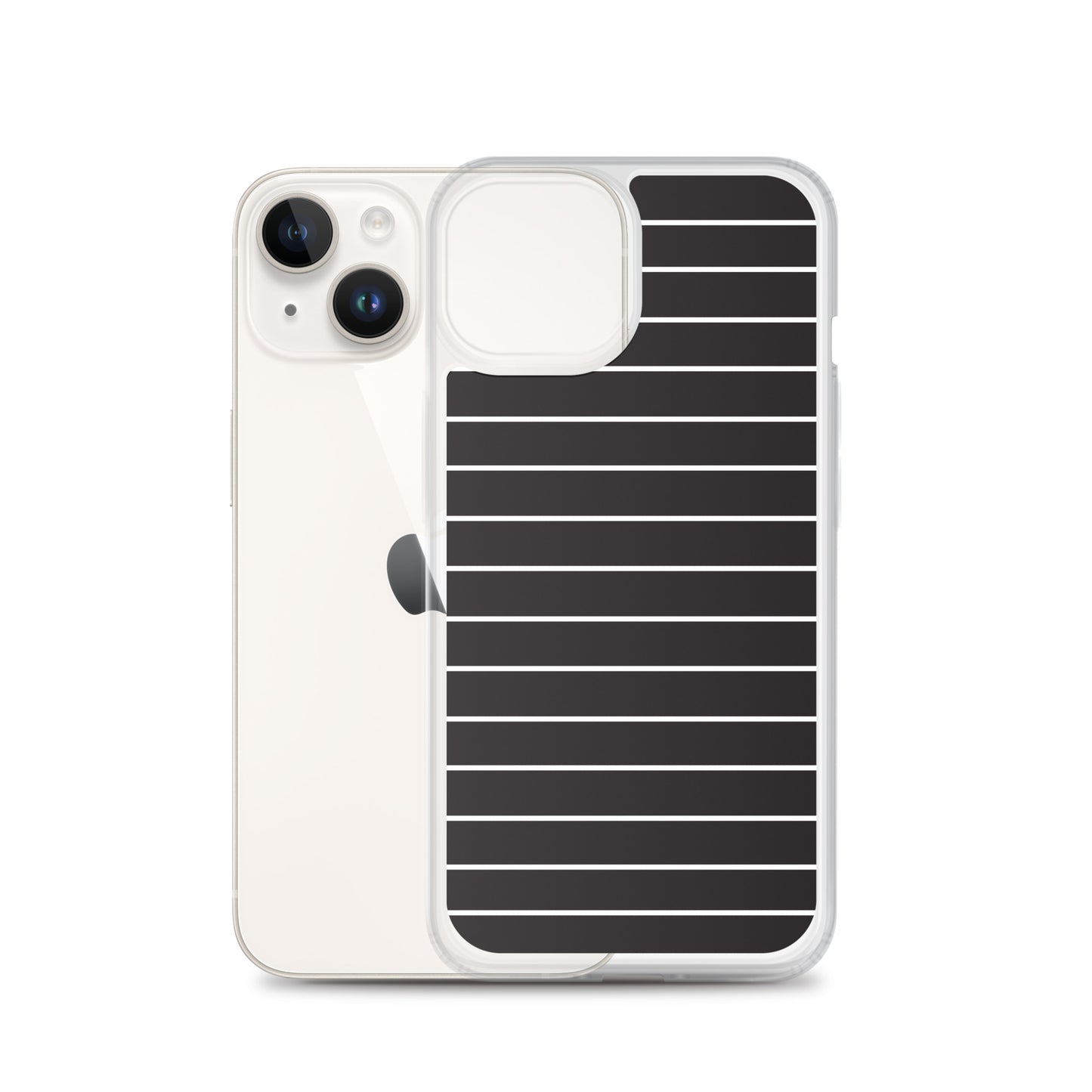 Black Stripes - Inspired By Taylor Swift - Sustainably Made Clear Case for iPhone®