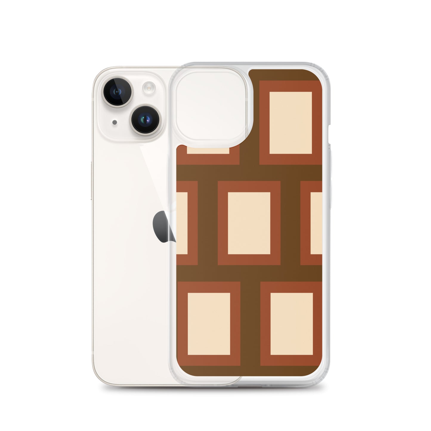Retro Block - Inspired By Harry Styles - Sustainably Made Clear Case for iPhone®