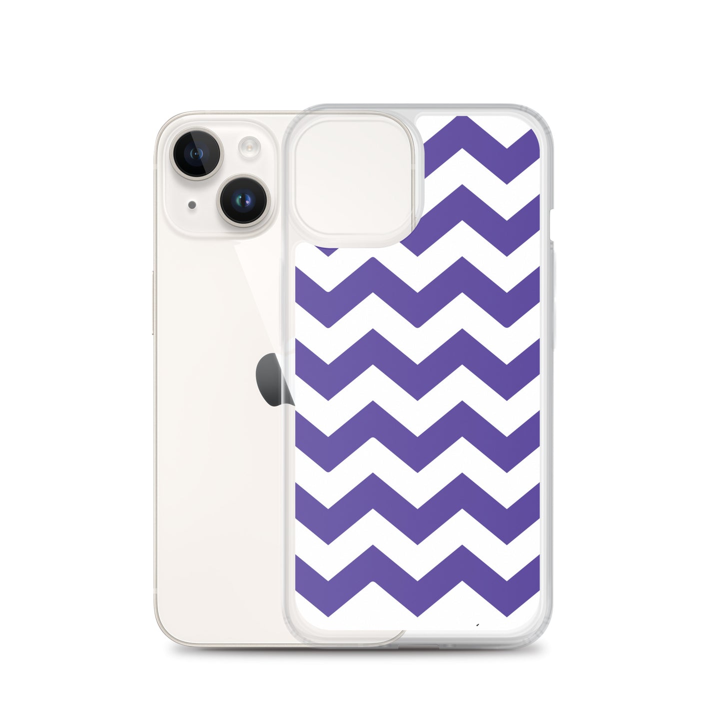 Blue Zigzag - Inspired By Harry Styles - Sustainably Made Clear Case for iPhone®