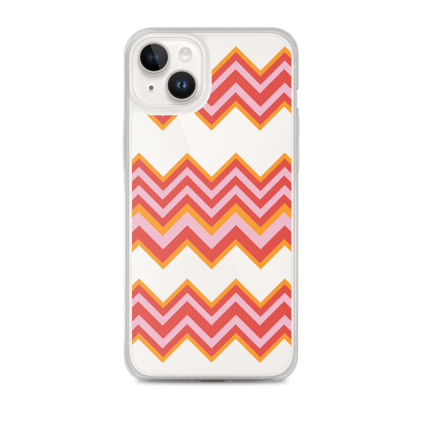 Retro Zigzag - Inspired By Taylor Swift - Sustainably Made Clear Case for iPhone®