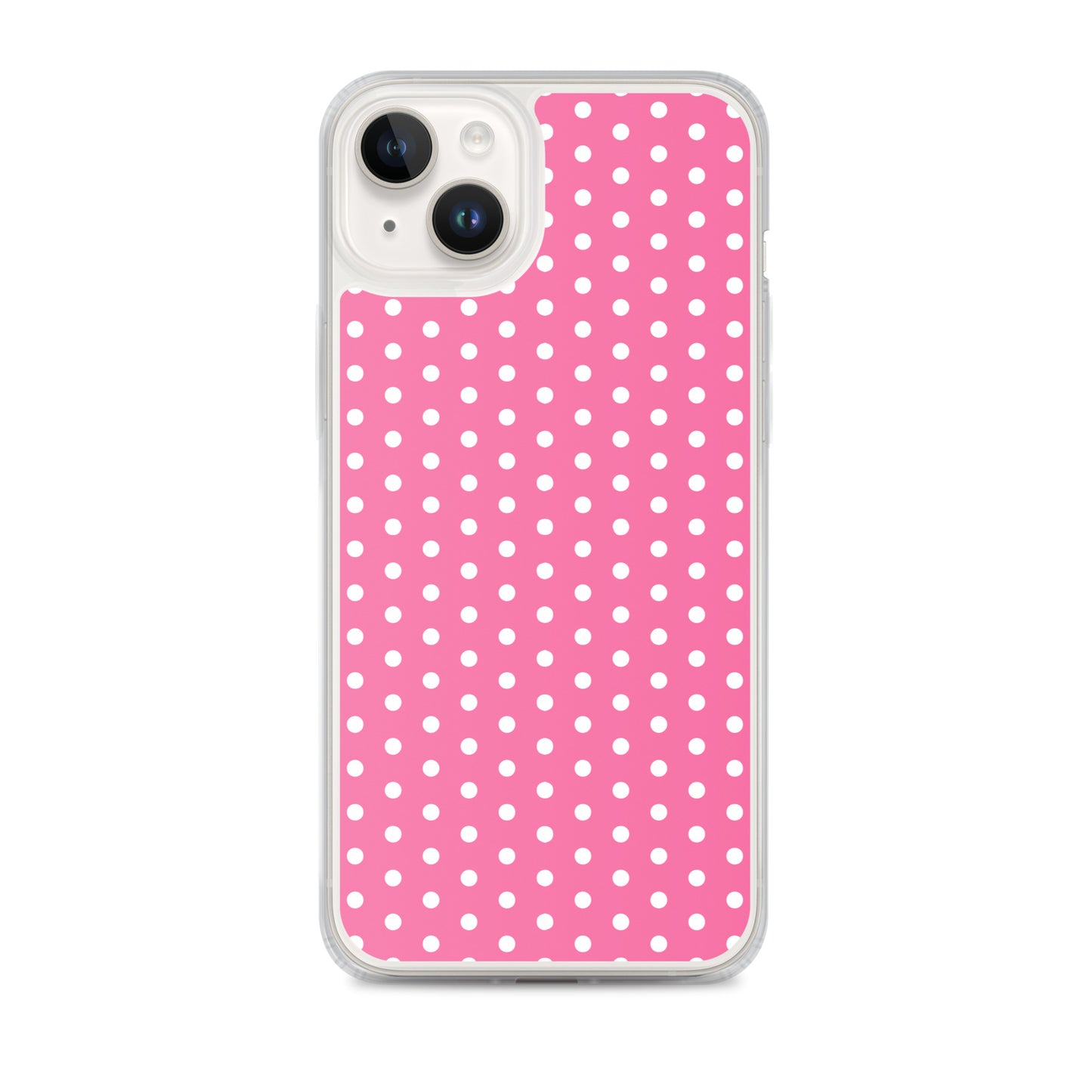 Pink Polkadot - Inspired By Harry Styles - Sustainably Made Clear Case for iPhone®