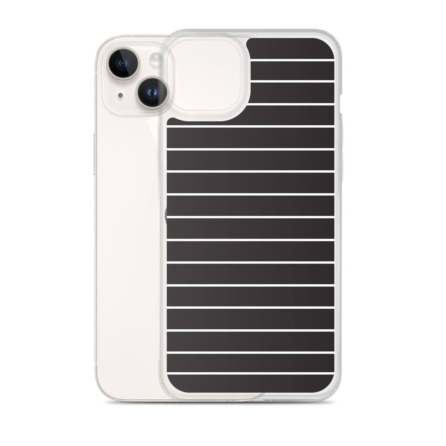 Black Stripes - Inspired By Taylor Swift - Sustainably Made Clear Case for iPhone®