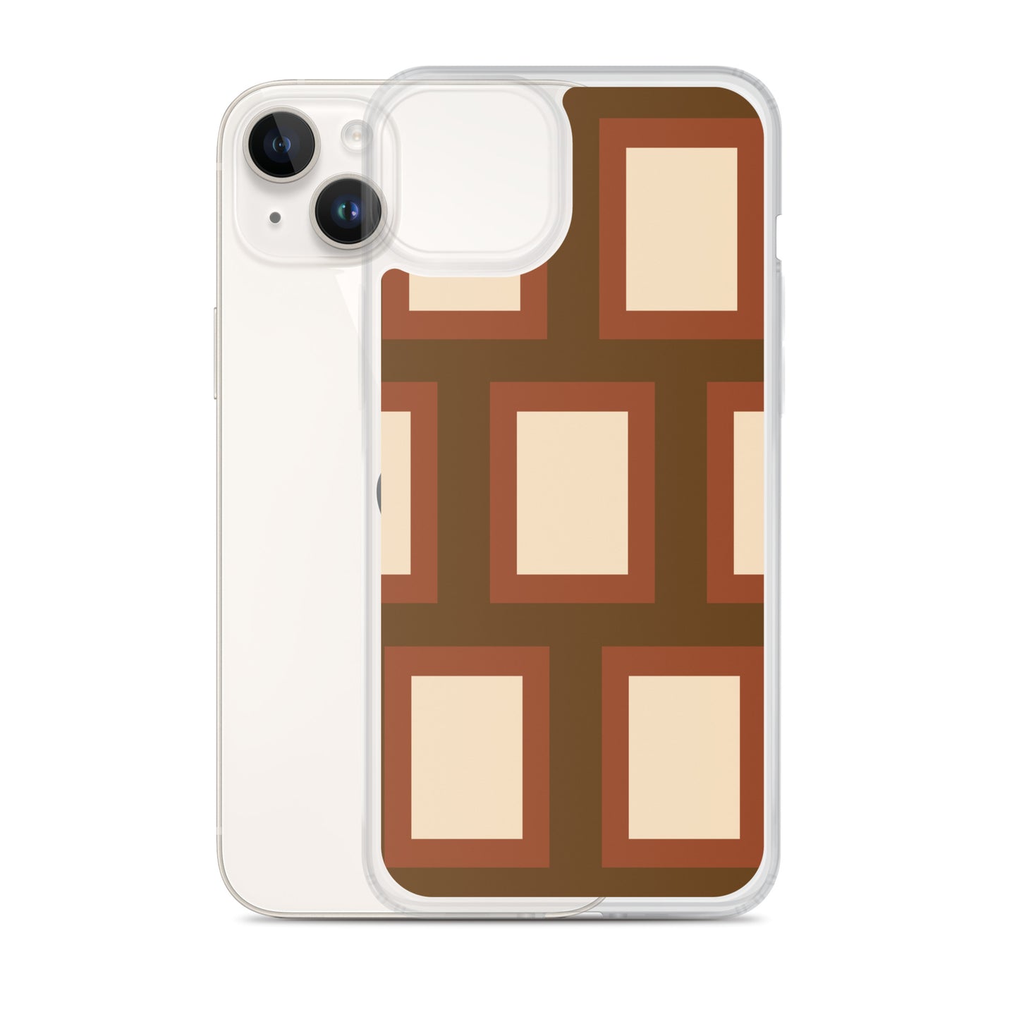 Retro Block - Inspired By Harry Styles - Sustainably Made Clear Case for iPhone®