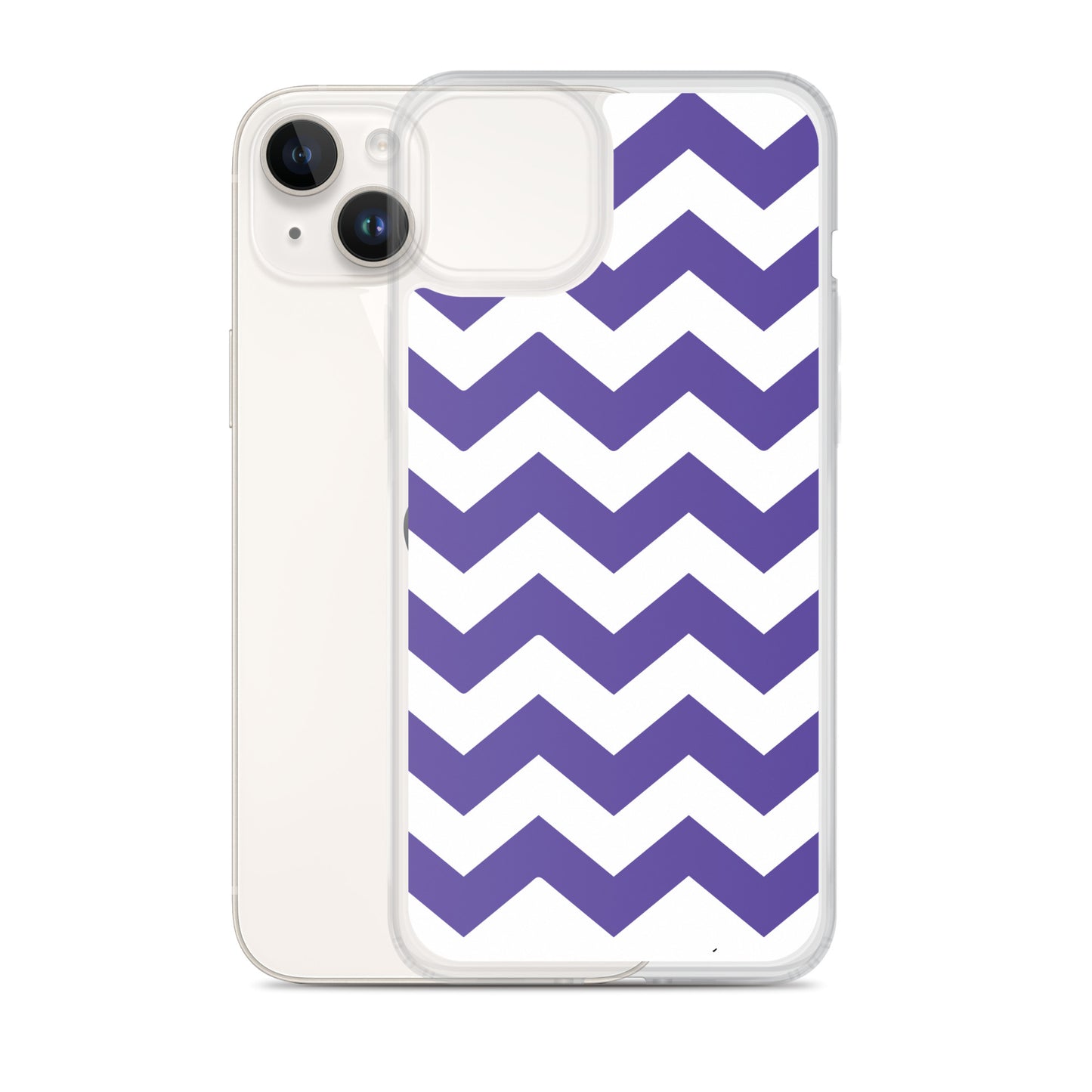 Blue Zigzag - Inspired By Harry Styles - Sustainably Made Clear Case for iPhone®
