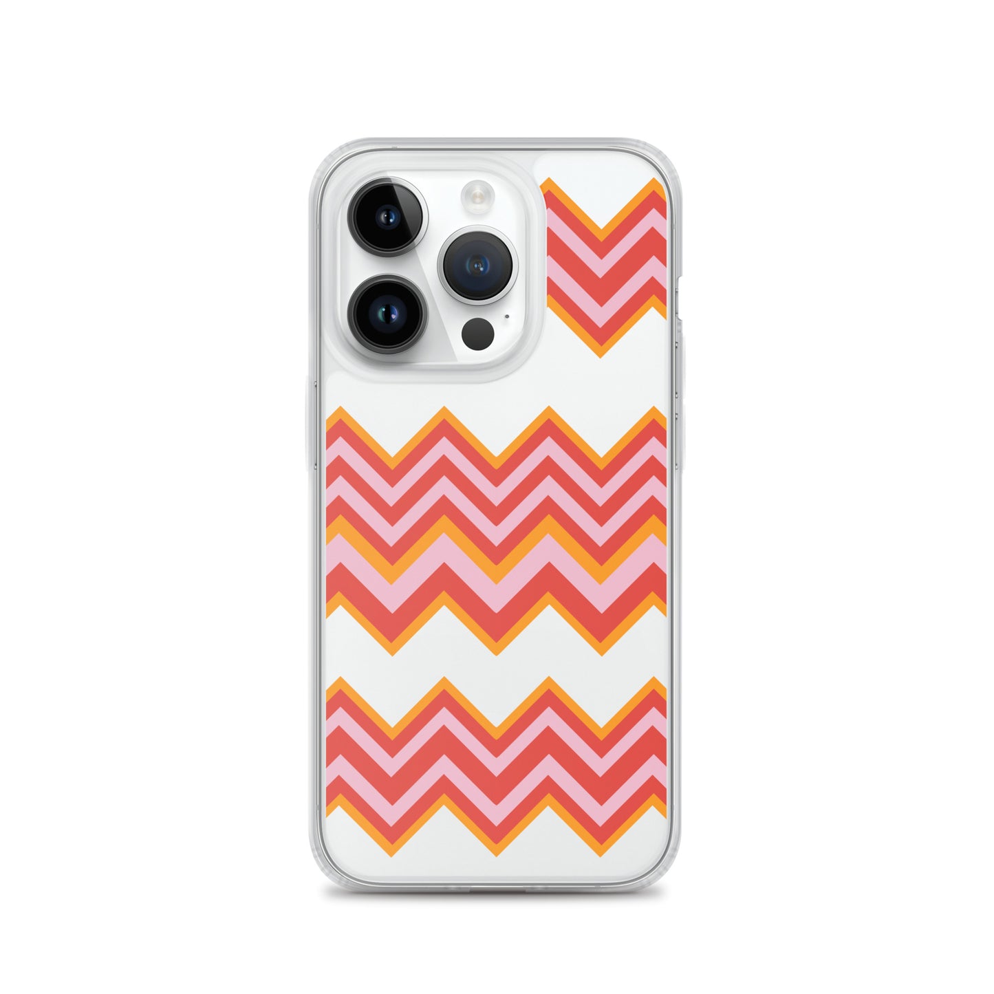 Retro Zigzag - Inspired By Taylor Swift - Sustainably Made Clear Case for iPhone®