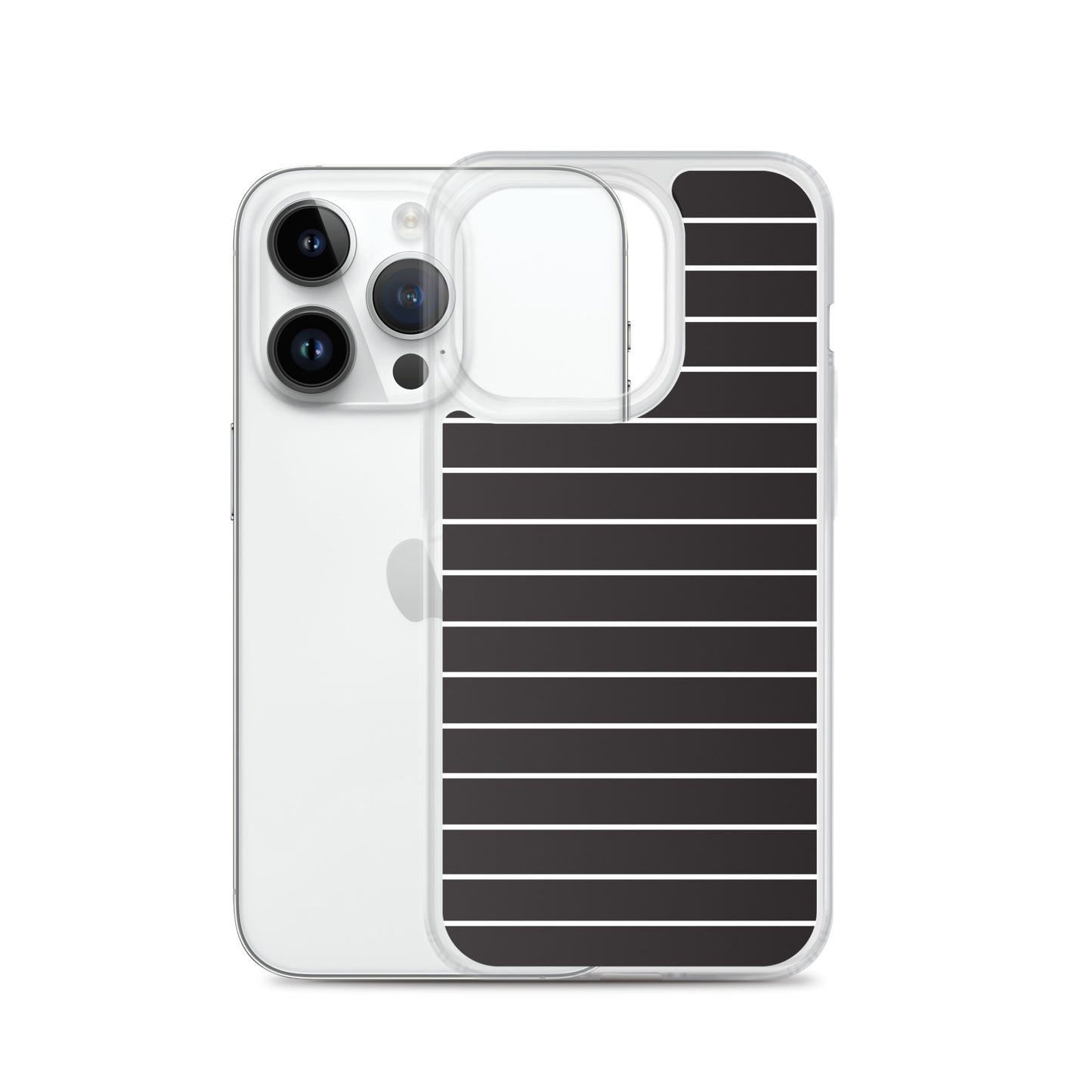 Black Stripes - Inspired By Taylor Swift - Sustainably Made Clear Case for iPhone®