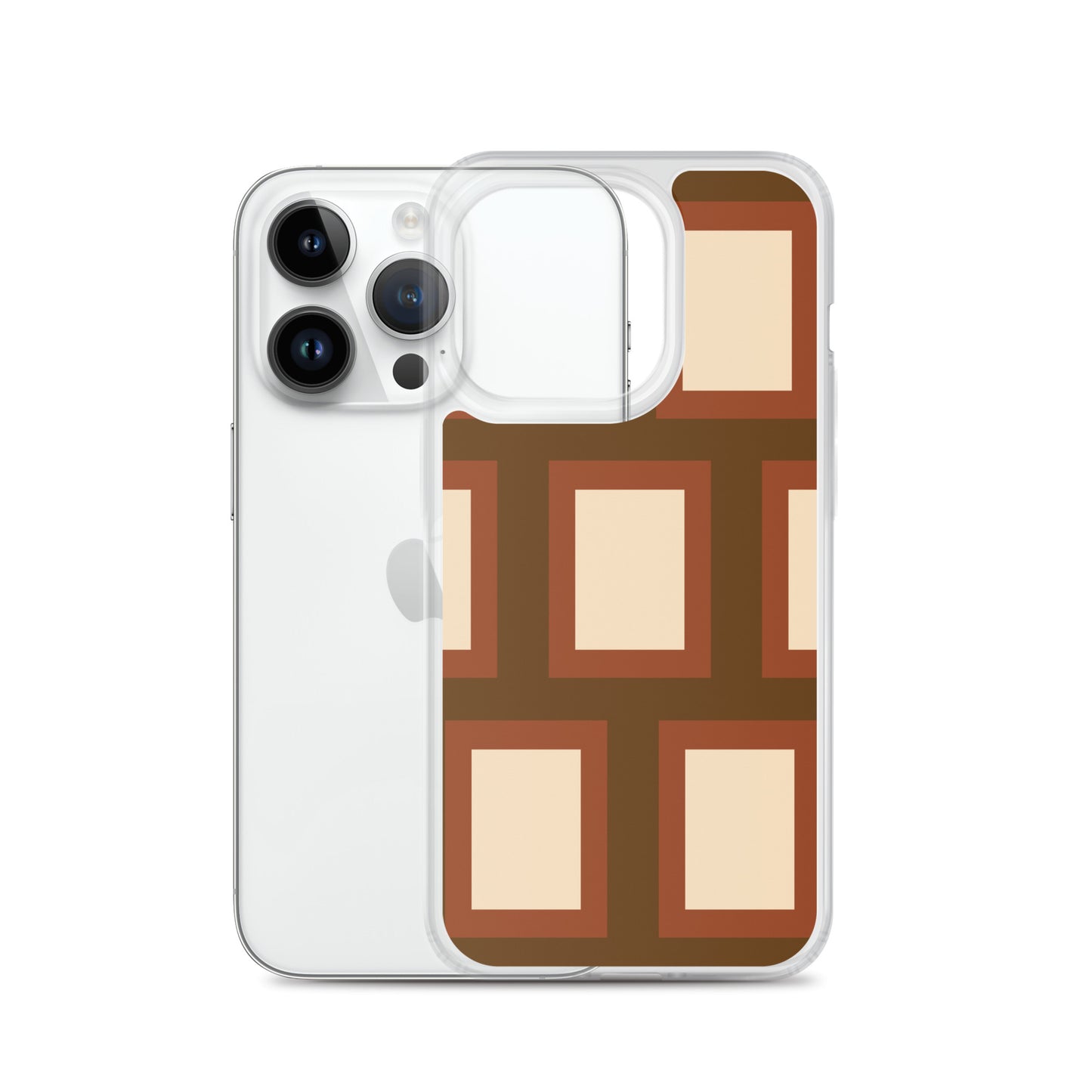 Retro Block - Inspired By Harry Styles - Sustainably Made Clear Case for iPhone®