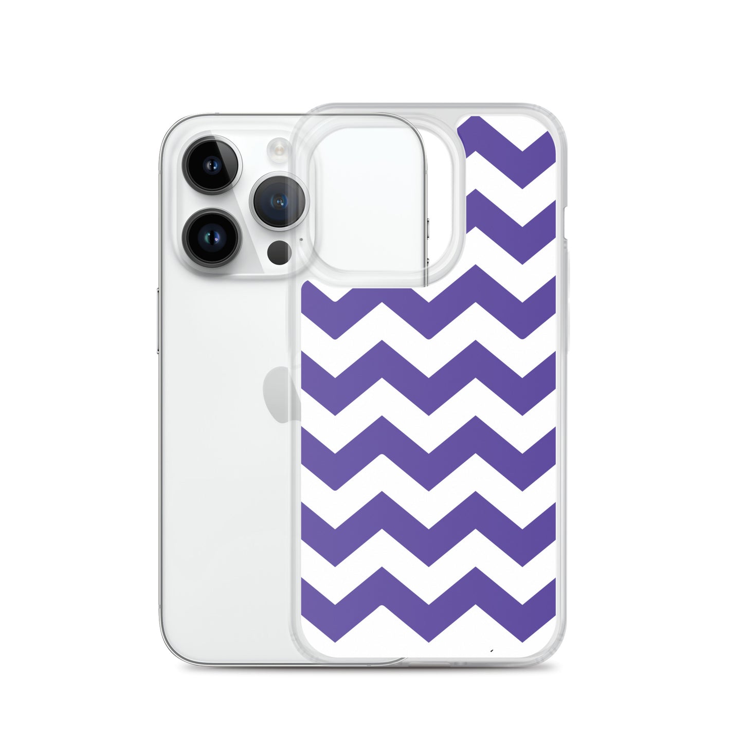 Blue Zigzag - Inspired By Harry Styles - Sustainably Made Clear Case for iPhone®