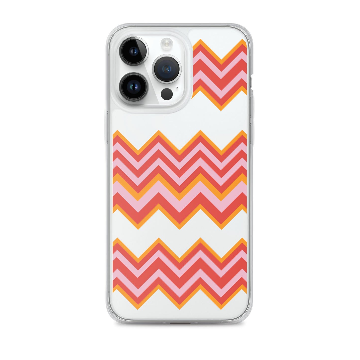 Retro Zigzag - Inspired By Taylor Swift - Sustainably Made Clear Case for iPhone®