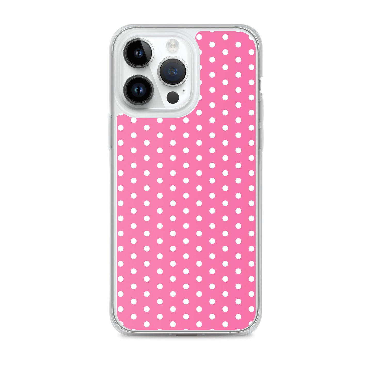 Pink Polkadot - Inspired By Harry Styles - Sustainably Made Clear Case for iPhone®