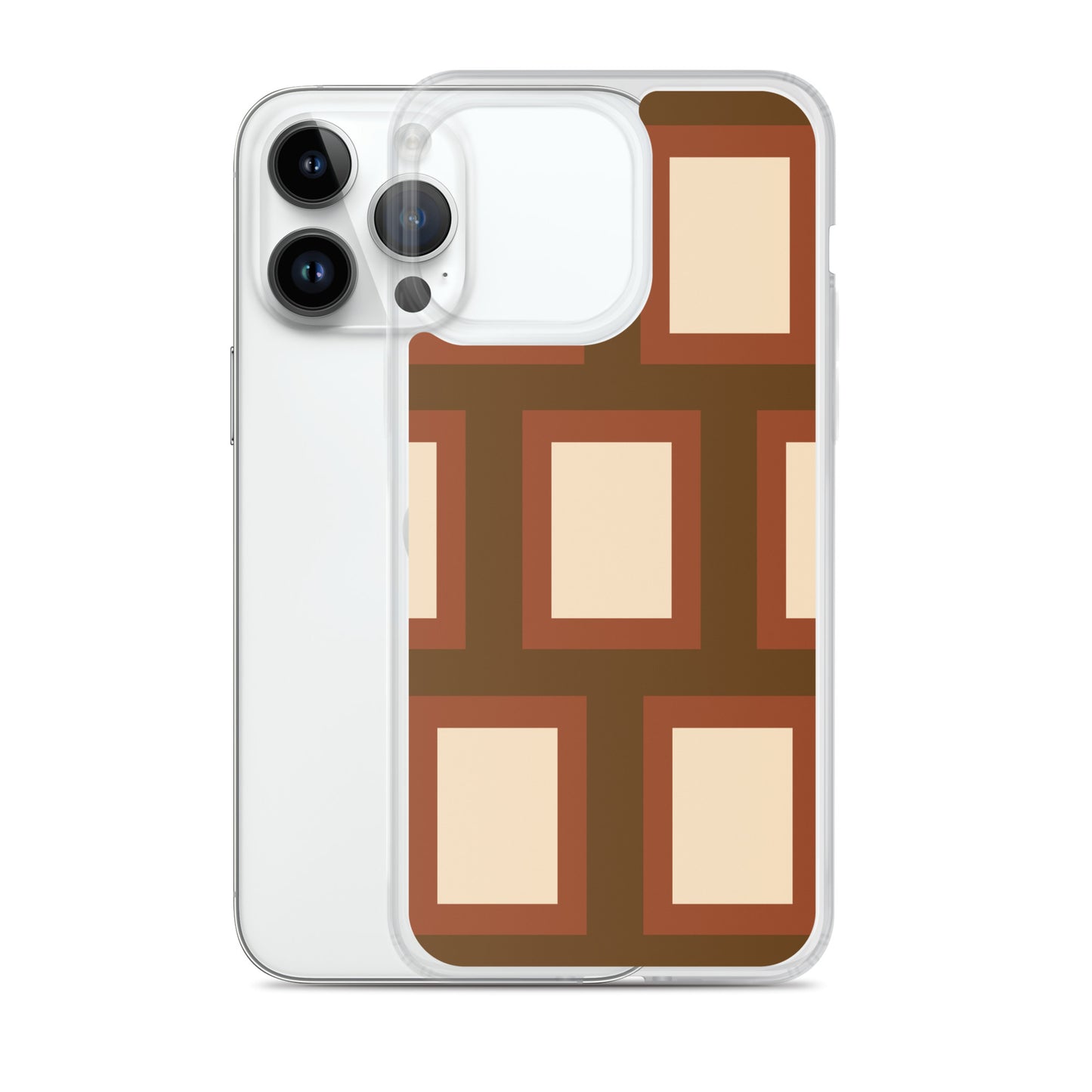 Retro Block - Inspired By Harry Styles - Sustainably Made Clear Case for iPhone®