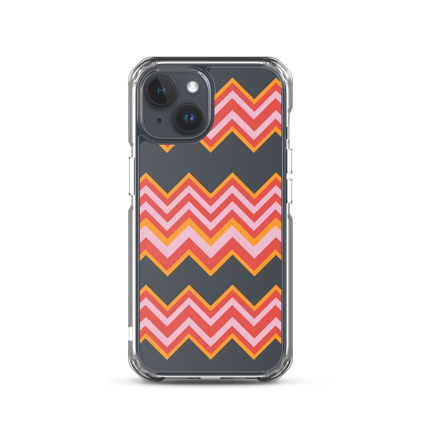 Retro Zigzag - Inspired By Taylor Swift - Sustainably Made Clear Case for iPhone®