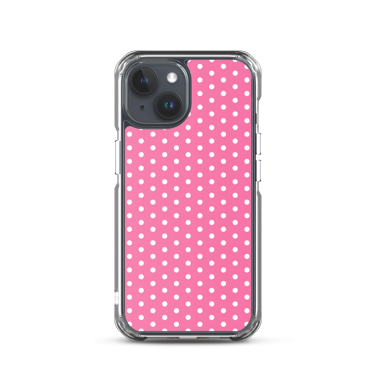 Pink Polkadot - Inspired By Harry Styles - Sustainably Made Clear Case for iPhone®