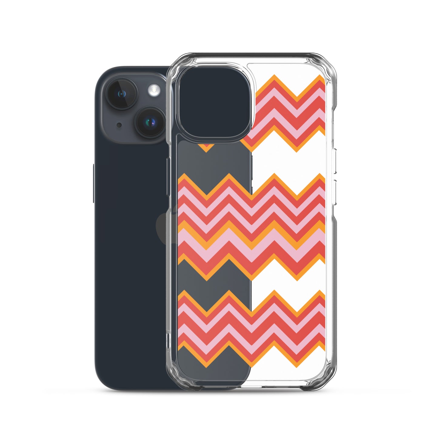 Retro Zigzag - Inspired By Taylor Swift - Sustainably Made Clear Case for iPhone®