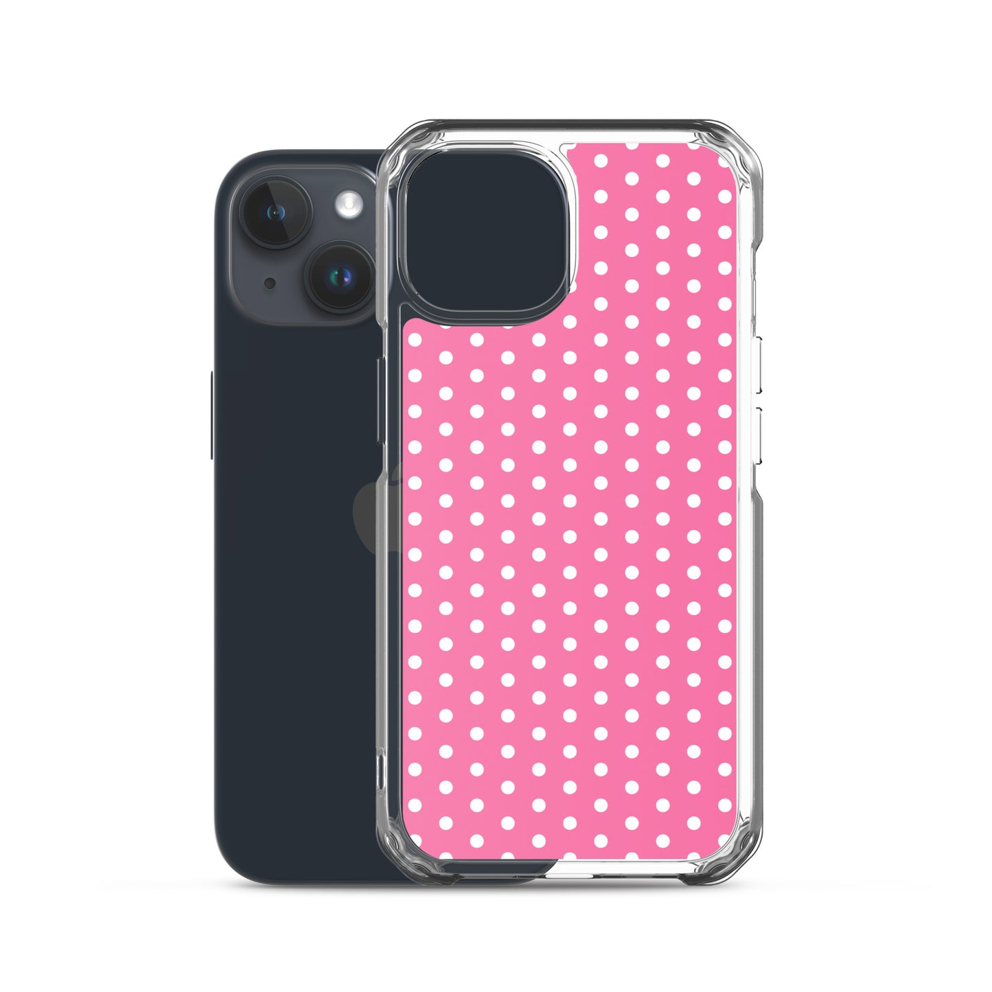 Pink Polkadot - Inspired By Harry Styles - Sustainably Made Clear Case for iPhone®