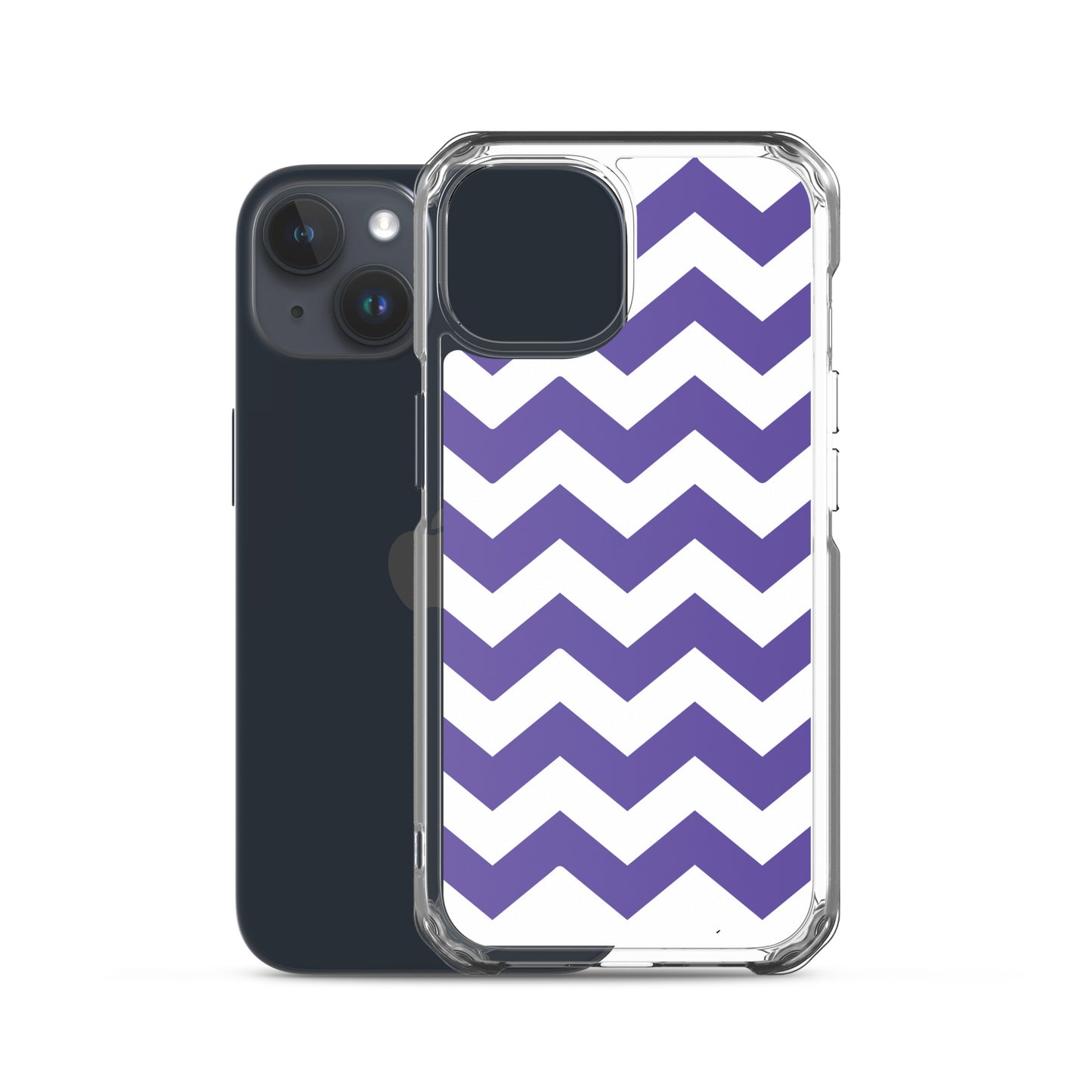 Blue Zigzag - Inspired By Harry Styles - Sustainably Made Clear Case for iPhone®