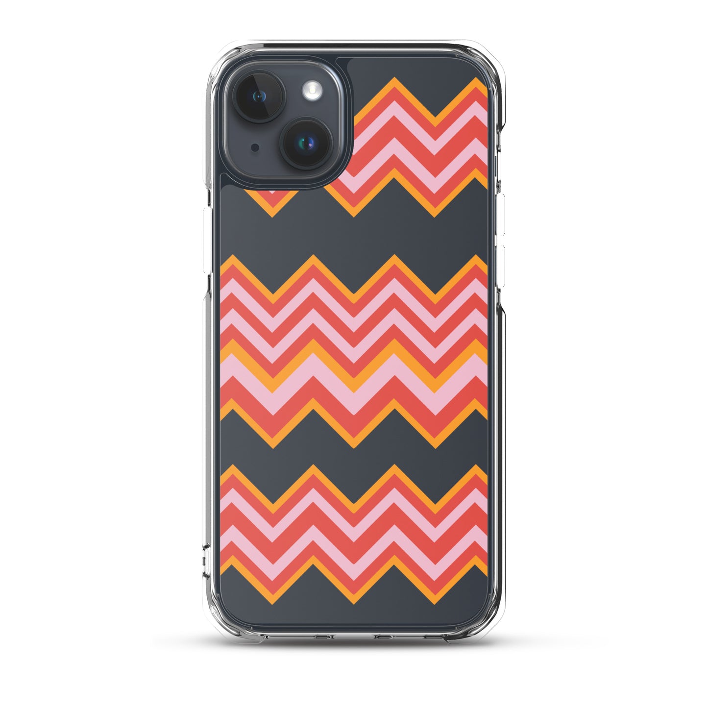 Retro Zigzag - Inspired By Taylor Swift - Sustainably Made Clear Case for iPhone®
