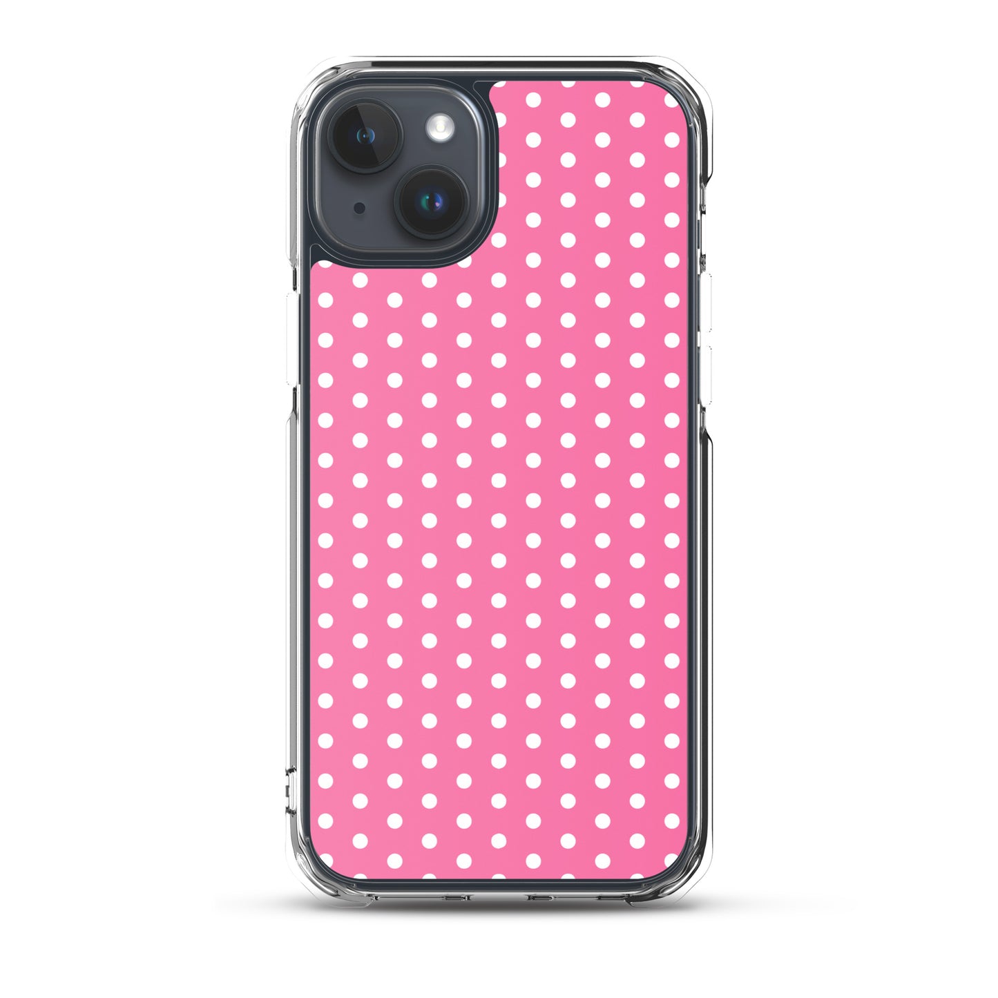 Pink Polkadot - Inspired By Harry Styles - Sustainably Made Clear Case for iPhone®