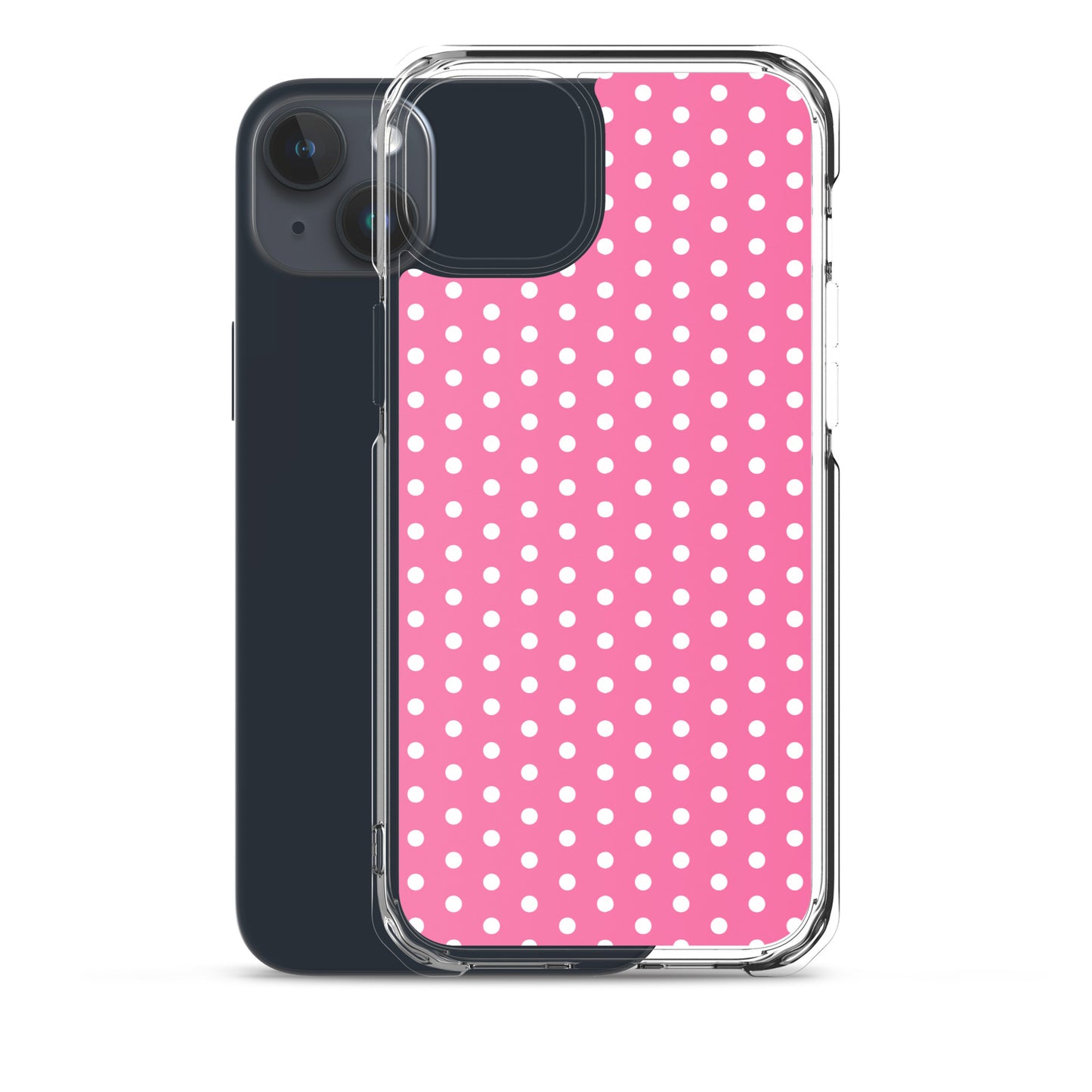 Pink Polkadot - Inspired By Harry Styles - Sustainably Made Clear Case for iPhone®