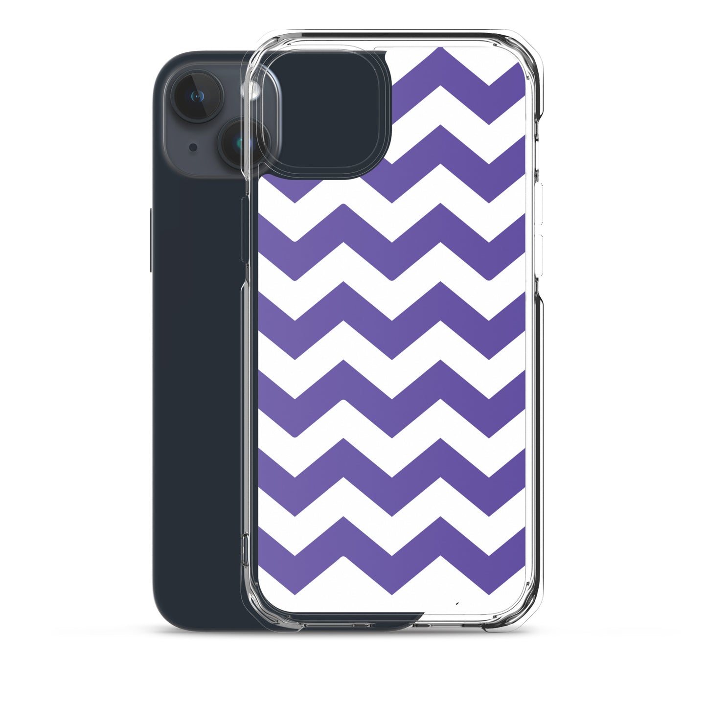 Blue Zigzag - Inspired By Harry Styles - Sustainably Made Clear Case for iPhone®