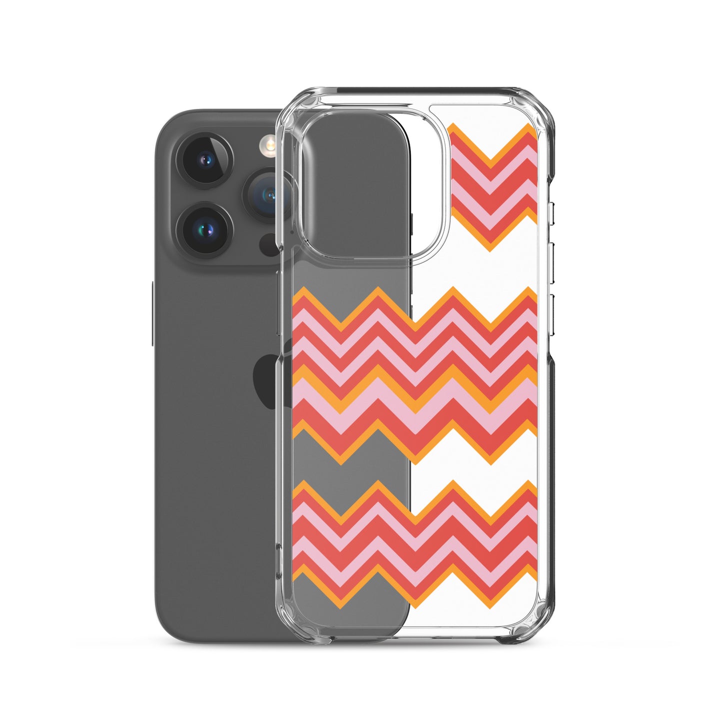 Retro Zigzag - Inspired By Taylor Swift - Sustainably Made Clear Case for iPhone®