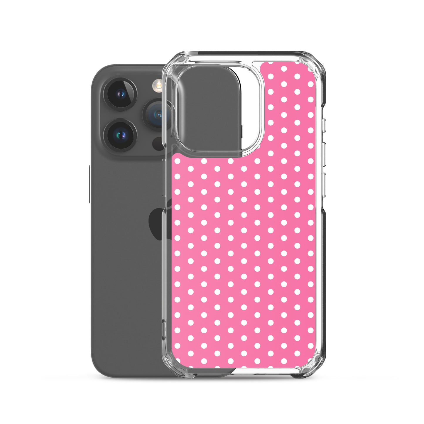 Pink Polkadot - Inspired By Harry Styles - Sustainably Made Clear Case for iPhone®