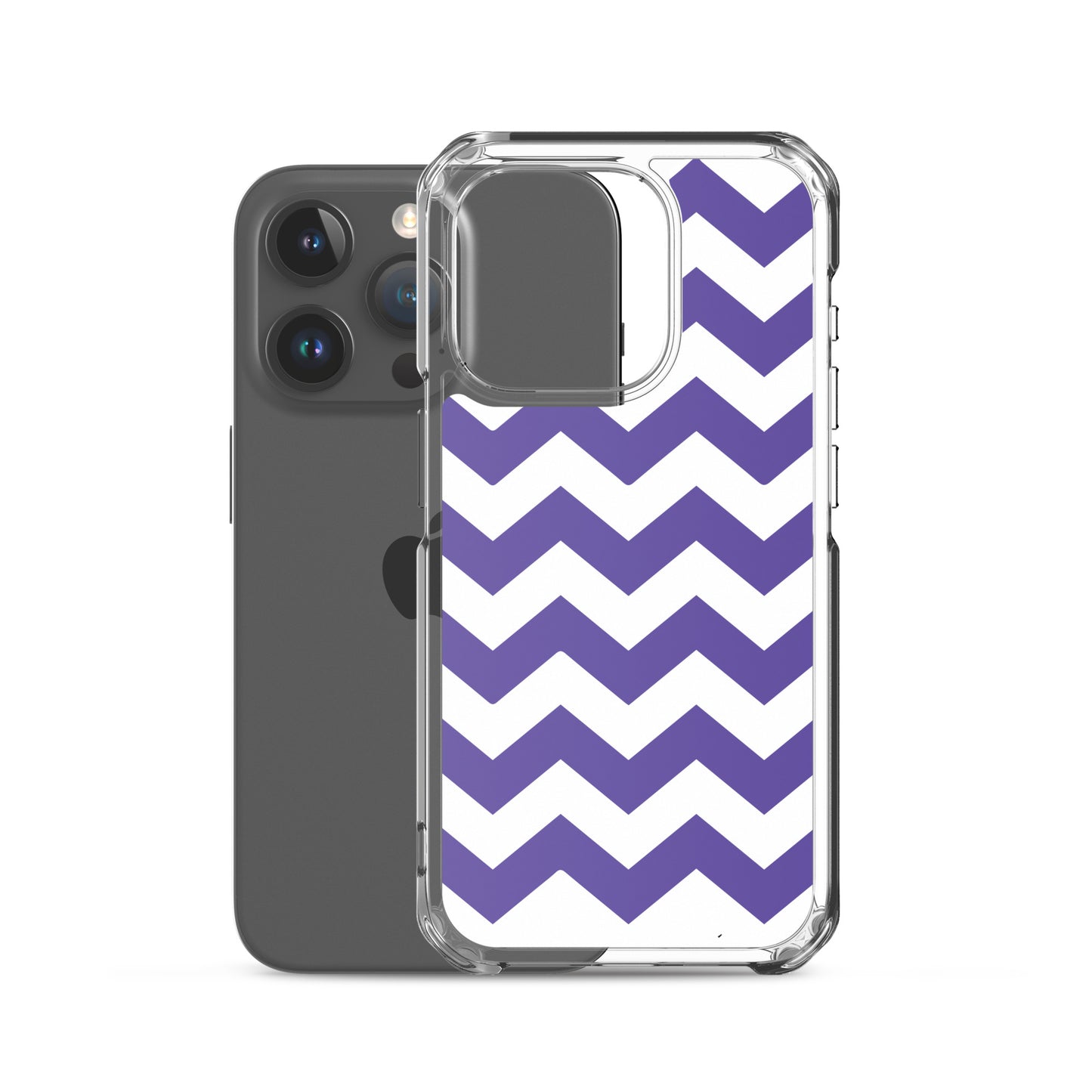 Blue Zigzag - Inspired By Harry Styles - Sustainably Made Clear Case for iPhone®