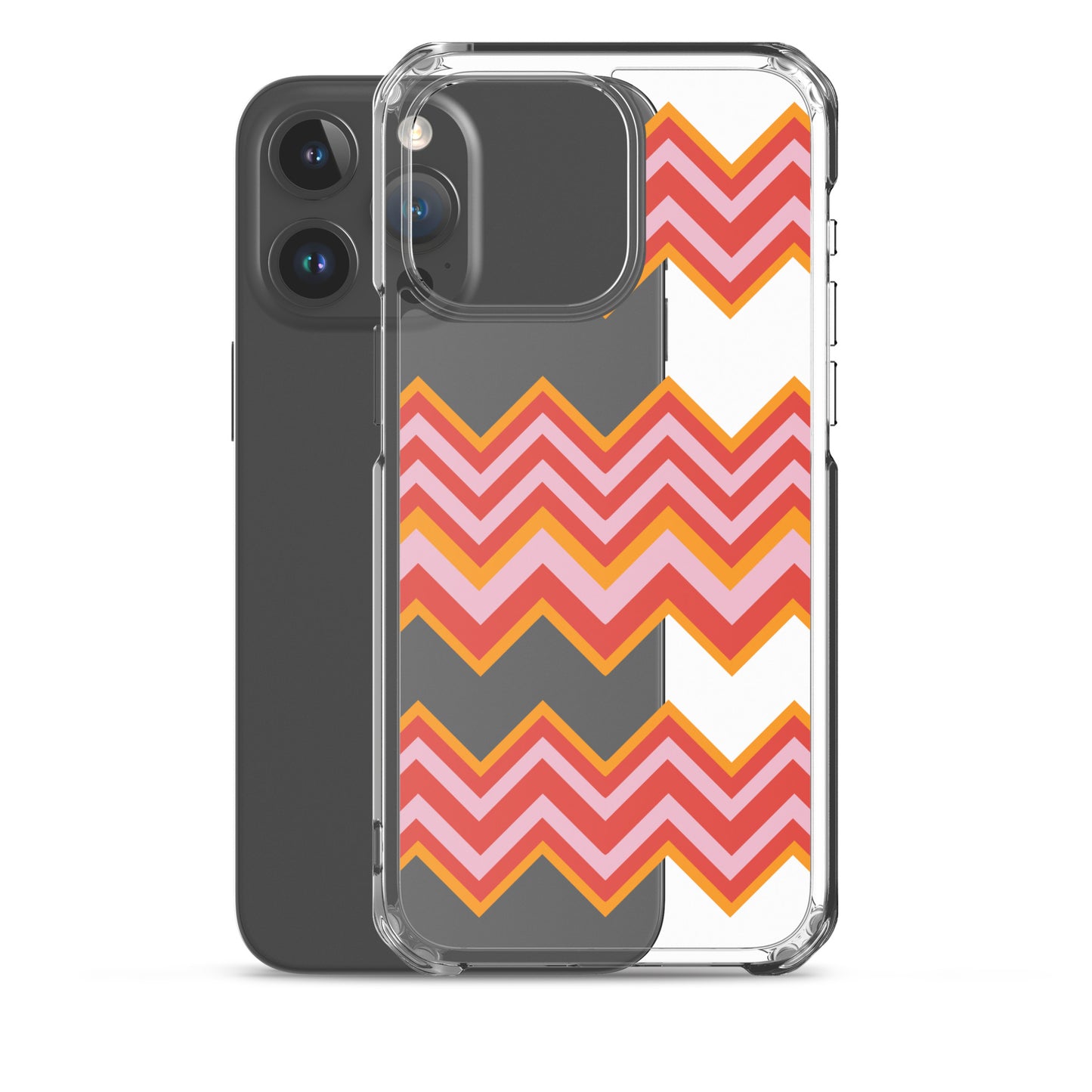Retro Zigzag - Inspired By Taylor Swift - Sustainably Made Clear Case for iPhone®