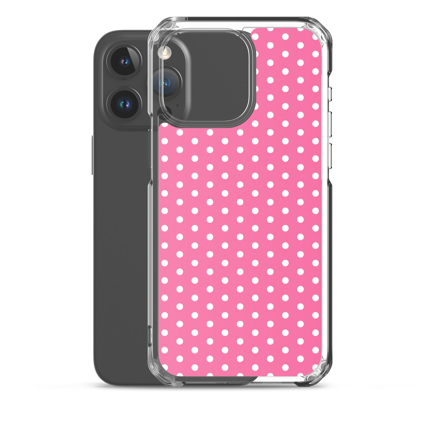 Pink Polkadot - Inspired By Harry Styles - Sustainably Made Clear Case for iPhone®